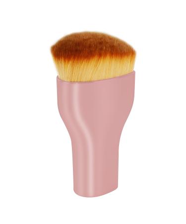 Self Tanner Brush Angled Flat Kabuki Foundation Brush for Liquid Makeup High Density Face Body Makeup Brush for Sunless Tanning Sunscreen Applicator Brush for Kids Blending Brush for Fake Tan