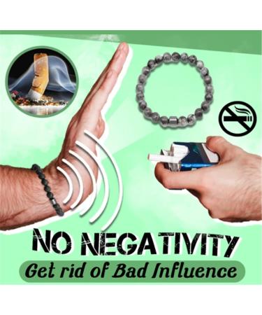 Bysn 3/4 PCs Smoking Cessation Bracelet | Triple Men's Power Therapeutic & Spiritual Bracelet for Positive Energy | Personalized Black Exit Companion - Buy Online on GoSupps.com