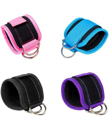 Keduoduo Ankle Straps - Padded Fitness Cuffs for Hip Exercises Leg Stretching & Kickbacks - Durable Black Fitness Accessories - Buy Online on GoSupps.com