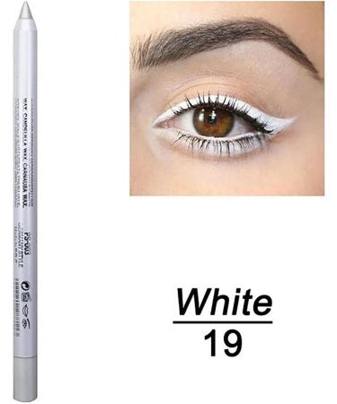 High Pigment Eyeshadow | Waterproof Colorful Quick Dry Eyeshadow | Quick Dry Eye Cosmetics with High Pigment Long-Lasting Makeup for Travel Daily Life Pochy White - Buy Online on GoSupps.com