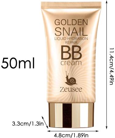 BB Cream - Fond de teint liquide de protection UV - Appr t hydratant et anti-cernes - Aide claircissante pour le teint BB Snail - Cr me solaire anti-cernes pour hydrater et nourrir couleur naturelle 1 unit (Lot de 1) - Buy Online on GoSupps.com