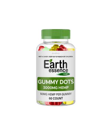 Avaivy Earth Essence Gummies - Earth Essence Hemp Gummies (Single 60 Gummies) 60 Count (Pack of 1)