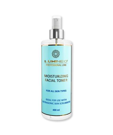 Lumineo Lumineo Hydrating Toner (400 ml) designed for use with ultrasonic devices exfoliators and dermarollers. Helps cleanse during exfoliation hydrates and prevents dryness.