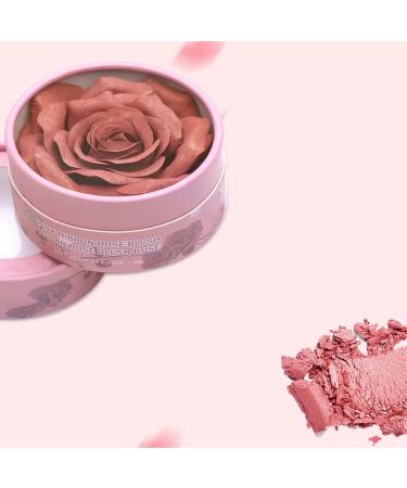 10ml Blush Powder 3D Rose Petal Design Buildable Color Powder | Makeup Product for Soft Cheeks Professional Blush for Business Travel Home - Buy Online on GoSupps.com