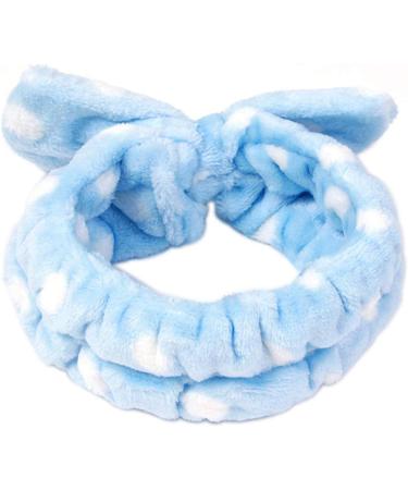 Blue Face Wash Hairband Women Bow Makeup Cosmetic Elastic Headband New Released Reliable Women's Fashion Headbands Hair Styling Accessories - Buy Online on GoSupps.com
