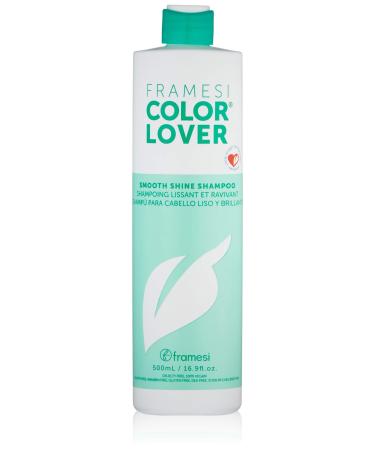 Framesi Color Lover Smooth Shine Shampoo  Sulfate Free Shampoo with Quinoa and Aloe Vera  Color Treated Hair 16.9 Fl Oz (Pack of 1)