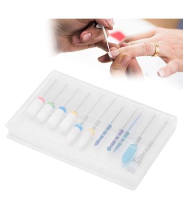 Premium Manicure Drill Set - 11 Tungsten Steel & Ceramic Nail Polish Tips for Callus Grinding & Skin Repair - Buy Online on GoSupps.com