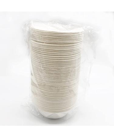 Fupeen 100 PCS Disposable Paper Bowls Biodgradble Bowl 12 OZ White Party Paper Bowls Natural Sugarcane Fibers Bowls - Buy Online on GoSupps.com