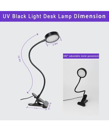 UV Black Light Curing Lamp - Gooseneck UV Light for Resin Curing USB 1.5m 5W Black Lights with Clamp Wavelength 395nm Bendable Blacklight with Clip Perfect for Nail Polish UV Glue Curing - Buy Online on GoSupps.com