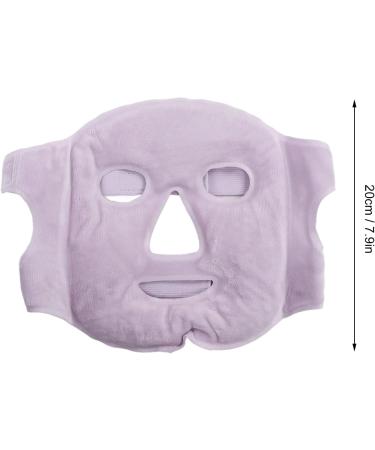 Hot Cold Gel Face Cover Reusable Safe Swelling Relief Flexible Delicate Gel Bead Face Cover for Office (Purple) - Buy Online on GoSupps.com