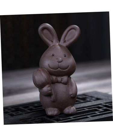 Alipis 2pcs Tea Pet Ornament Rabbit Purple Clay Ceramics - Buy Online on GoSupps.com