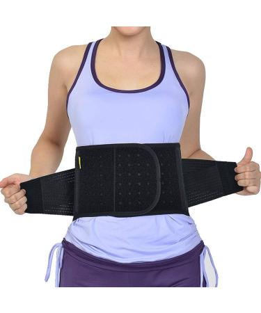 Support Belt for Lower Back Pain Relief | Adjustable Compression Belt for Herniated Disc Sciatica & Scoliosis - Breathable Design for Men & Women - Buy Online on GoSupps.com