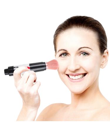 Makeup Brush Protective Lid Makeup Brush Soft Spray Applicator Press Type Reusable for Color ghlight ush Powder Cosmetics