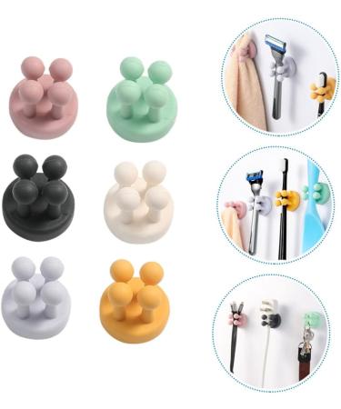 Alipis 30 STK Self-Adhesive Hooks - Versatile Shower Utensils Toothbrush & Towel Holders for Bathroom & Office - Buy Online on GoSupps.com