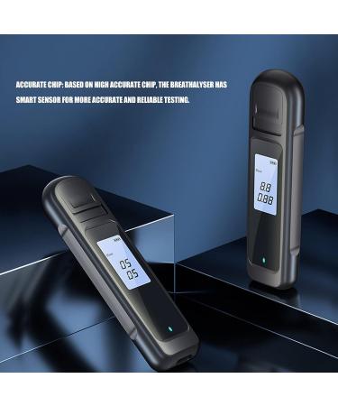 Cryfokt Portable Breathalyzer | 0-0.19% BAC | Rechargeable & Smart | Digital Display & LED Indicator | Ideal for Personal & Professional Use - Buy Online on GoSupps.com