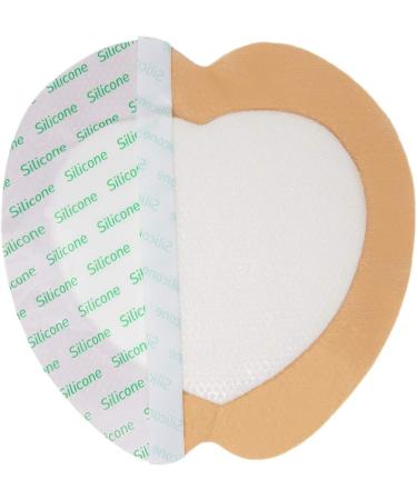 Premium Silicone Bordered Foam Sacrum Dressing 9''x9'' - Medical Grade, Box of 5 - Buy Online on GoSupps.com