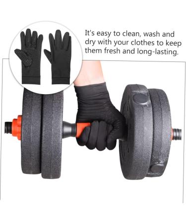 Shop Mobestech 3 Pairs Elastic Gloves - Men's & Women's Full Finger Fitness Hand Muffs for Wallpaper & Jaw Training | International Shipping Available - Buy Online on GoSupps.com