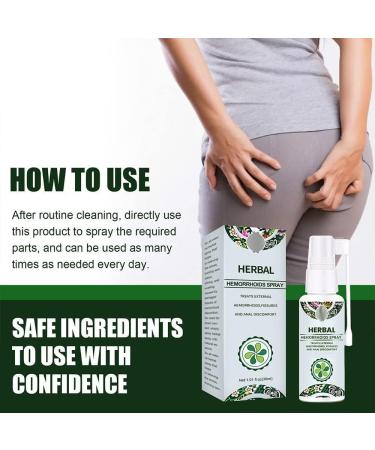 Hemocare Herbal Hemorrhoids Spray Natural Herbal Hemorrhoids Spray for Soothing External Hemorrhoids Calms - Buy Online on GoSupps.com