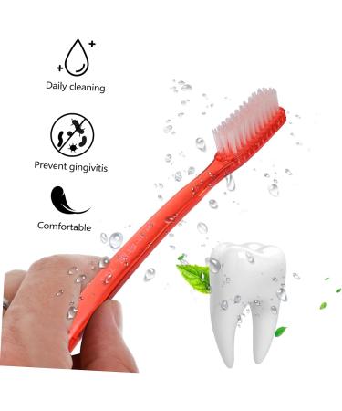 Biodegradable Toothbrush for Kids & Adults | Extra Hard Camping & Travel Toothbrush with Dental Floss Stick - Buy Online on GoSupps.com
