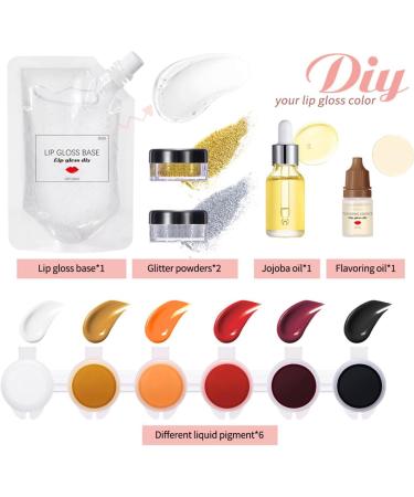 Full DIY Lip Gloss Making Kit Make Your Own Moisturizing Lip Glaze Beginner Kit - Buy Online on GoSupps.com