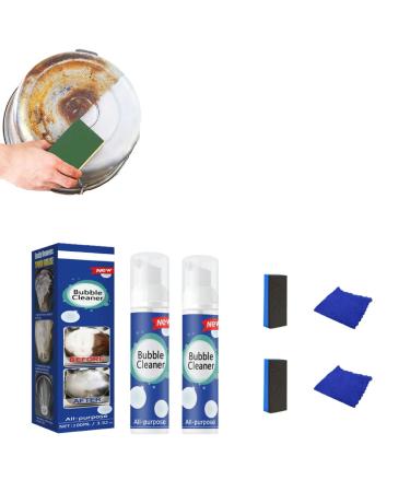 Mof Chef Cleaner Powder MOF CHEF Protective Kitchen Cleaner Powder Foaming Heavy Oil Stain Cleaner All Purpose Bubble Cleaner Kitchen Deep Cleaning Spray for Stubborn Grease & Grime (200ml)