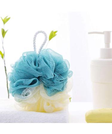 Buy 8pcs Color Matching Bath Ball Foam Loofah Sponge Set | Natural Mesh Shower Sponges for Body Wash & Bathing - International Shipping Available - Buy Online on GoSupps.com