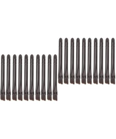 LALAFINA Women Makeup Set 20 Pcs Double Ended Cosmetics Eye Shadow Sponge Makeup Womens Makeup Set 5.8X0.7X0.5CMx2pcs Blackx2pcs