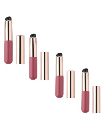4 Silicone Lip Brush Soft Silicone Brush Silicone Lip Applicator Portable Multifunctional Silicone Brush Lip Makeup Tool for Concealer Lipstick