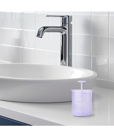 Face Wash Foamer - Portable Manual Face Cleanser Foaming Bottle - Ergonomic Pump Skincare Facial Cleansing Tool Cleansing Foaming Maker for Women Girls Purple - Buy Online on GoSupps.com
