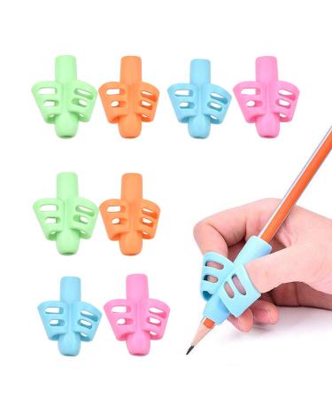 Jinlaili pencil handles 8 STK writing aid grip pencil handle writer for children writing aid for pen children silicone pencil handles posture correction tool for pencils