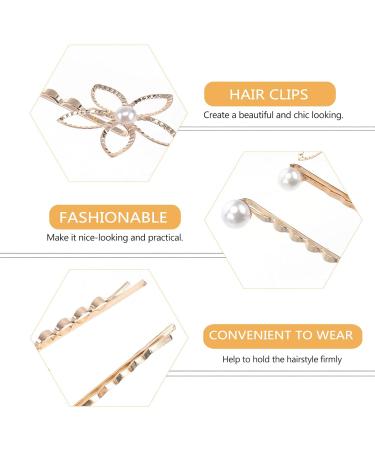 15pcs Pearl Hair Clips & Bobby Pins for Women | Stylish Headwear for Girls - Shop Now! - Buy Online on GoSupps.com
