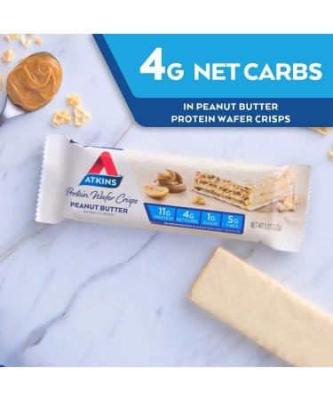 Atkins Chai Tea Latte Protein Shake with 15g Protein 3g Net Carb 1g Sugar + Atkins Peanut Butter Protein Wafer Crisps with 10g Protein 4g Net Carb 1g Sugar 5 Count - Buy Online on GoSupps.com