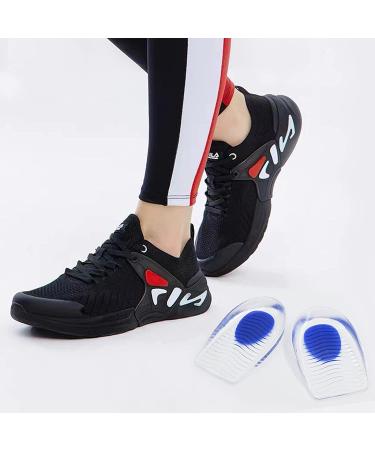 Wonderwin Gel Heel Cups - Silicone Shoe Inserts for Plantar Fasciitis & Heel Pain - Women's Medium/Small (4-8.5) - Pack of 4 - Buy Online on GoSupps.com