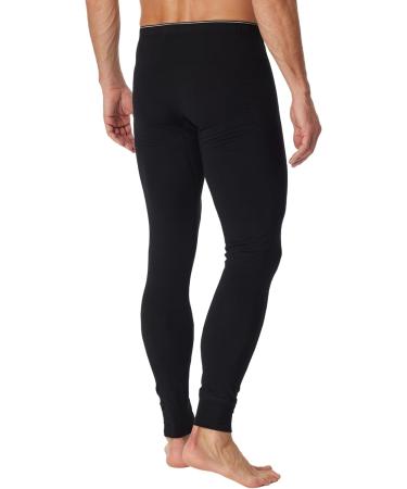 Schiesser Men's Long Johns - 95% Organic Cotton Thermal Underwear Black Size L - International Shipping Available - Buy Online on GoSupps.com