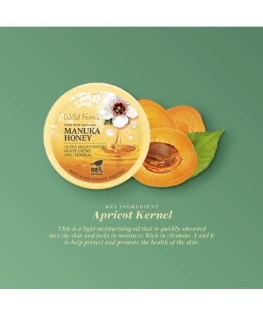 Wild Ferns Manuka Honey Night Cr me - 99% Natural, 100ml (Dry to Normal Skin) - Buy Online on GoSupps.com