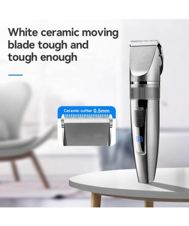 Professional Cordless Hair Clippers - Ceramic Blade Electric Hair Trimmer Grooming Kit with LED Display - Rechargeable & International Shipping - Buy Online on GoSupps.com