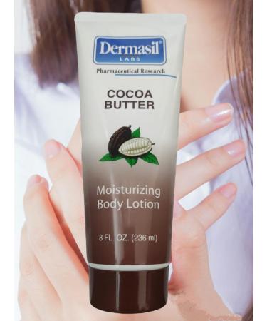 Buy Dermasil Labs Cocoa Butter Moisturizing Lotion 8 fl. oz (236 ml) | Hydrating Skin Care | International Shipping Available - Buy Online on GoSupps.com