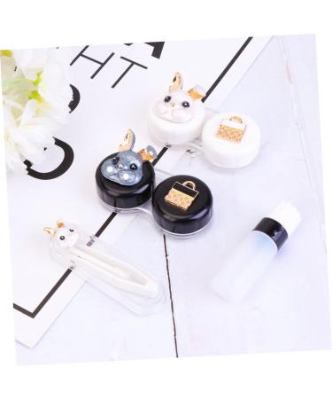 Buy Healvian 2-in-1 Contact Lens Container & Lip Gloss Case | Stylish Portable Lens Holder for Travel International Shipping Available - Buy Online on GoSupps.com