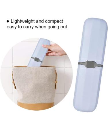 3 Pcs Portable Travel Toothbrush Case - Plastic Covers for Toothbrush and Toothpaste - Ideal for Travel, Camping, and Business - Buy Online on GoSupps.com