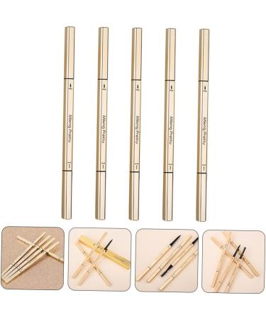 FOMIYES 5pcs Double Ended Eyebrow Pencil Waterproof Brow Pencil Smudge Proof Eyebrow Pencil Brow Pens Set - Buy Online on GoSupps.com