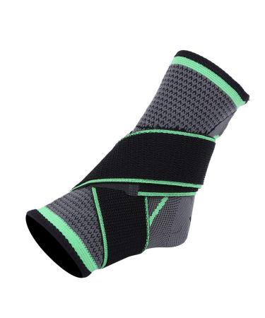 Ankle Support for Men Ankle Braces Keep Warm Prevent Sports Injuries Lightweight Three Dimensional Weaving Technology Adjustable Ankle Wrap for Running Basketball Baseball (L)
