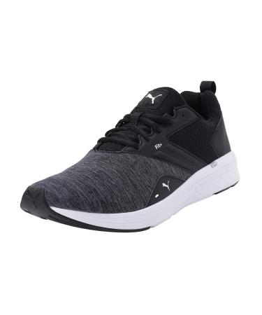 PUMA Unisex NRGY Comet Road Running Shoes Puma Black-Puma White 44.5 EU