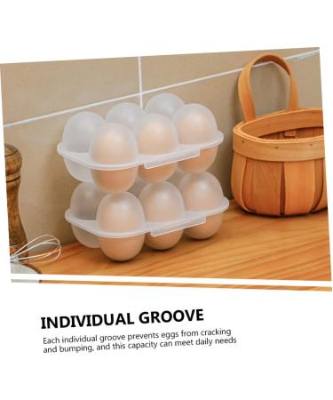 PRETYZOOM 2pcs Home Fridge Preservation Pantry Organizer Bin Plastic Kitchen Egg for Container Refrigerator - Buy Online on GoSupps.com