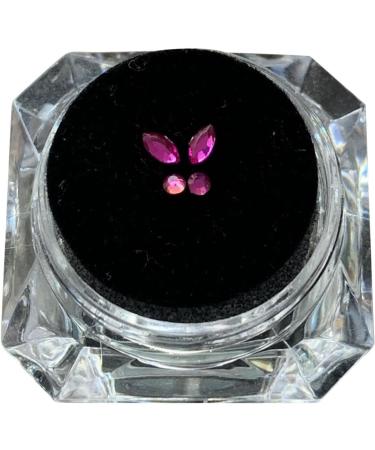 Teeth Gemstones | Crystal Gemstone for Teeth - Crystal Gemstone for Teeth Tooth Crystal Ornaments Reflective Small Gemstones for Teeth with Carrying Box Dtt Rose Red - Buy Online on GoSupps.com