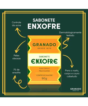 Sabonete de Enxofre Granado Laranja 90 g - Buy Online on GoSupps.com