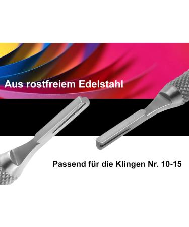 High-Quality Stainless Steel No.3 Scalpel Handle - Round Design for Precision Surgery | International Shipping Available - Buy Online on GoSupps.com