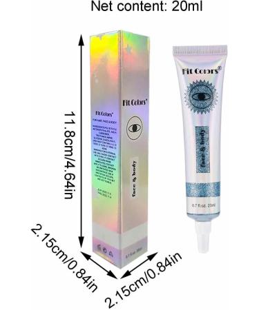 Liquid Eye Shadow - Long-Lasting Waterproof Glitter Eyeshadow | Stage Shimmer Eye Shadow Cosmetics Kit Puchen 06 - Buy Online on GoSupps.com