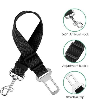 Adjustable Dog Seat Belt - Car Safety Belt for Small Dogs & Cats - Durable Buckling Strap for Secure Travel - Buy Online on GoSupps.com