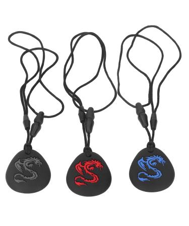 Buy Baby Bite Ring Necklace Set - 3 Silicone Chewing Toys for Girls | Calming & Coolable Teething Relief - Buy Online on GoSupps.com