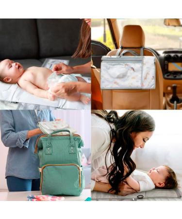 XL Multifunctional Baby Wrapping Pad - Compact Diaper Bag with Integrated Diaper Support for Easy Travel - Buy Online on GoSupps.com